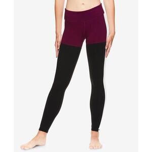 Gaiam Womens Jessica Biel Colorblocked Ankle Leggings Size S